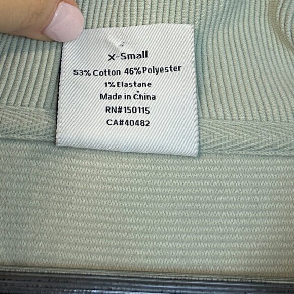 VARLEY Vine Ottoman Half Zip Pullover in Desert Sage Size X-Small - Picture 8 of 13